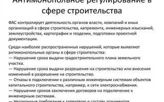 Федеральная антимонопольная служба чем занимается