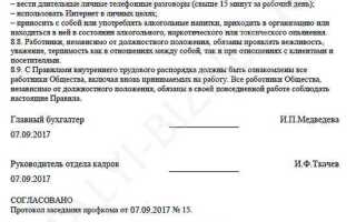 Перечислите вопросы которые отражаются в правилах внутреннего трудового распорядка