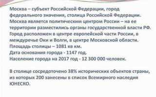 Код москвы как субъекта рф