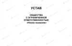 Что должен содержать устав пао