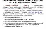 Информация по категории доступа классифицируется как