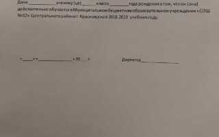 Справка о том что болел в институт