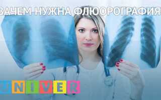 Со скольки лет делают флюорографию