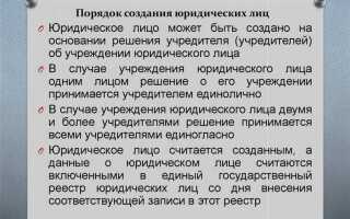 С какого момента возникает дееспособность юридических лиц