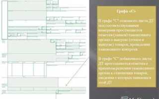 Какие графы дт заполняются должностным лицом таможенного органа