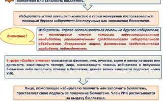Какие избирательные бюллетени необходимы для голосования на участке с использованием коиб