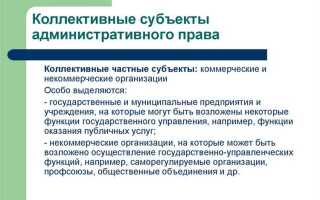 Кто может быть субъектом административных правоотношений