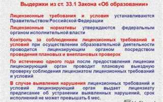 Какие из перечисленных требований не являются лицензионными требованиями к лицензиату