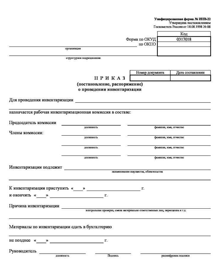 1. Неправильное составление акта инвентаризации