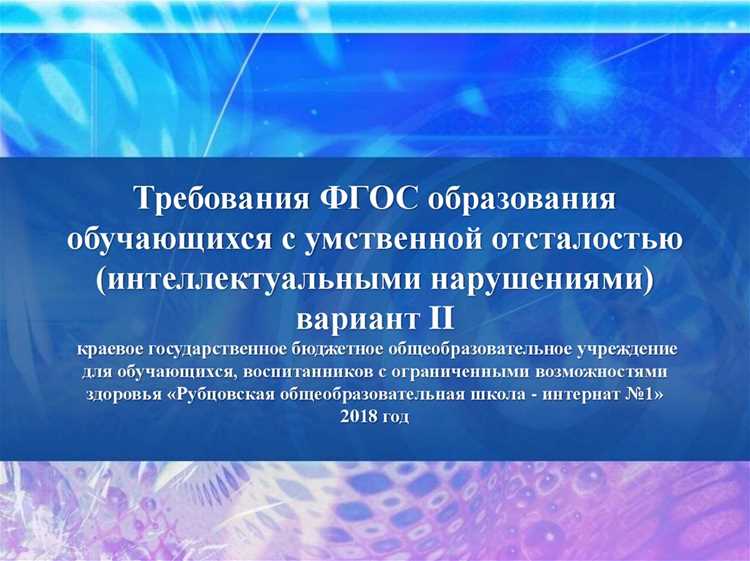 Организация коррекционной работы в рамках учебного периода