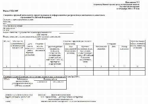 Форма СТД ПФР: порядок заполнения и назначение