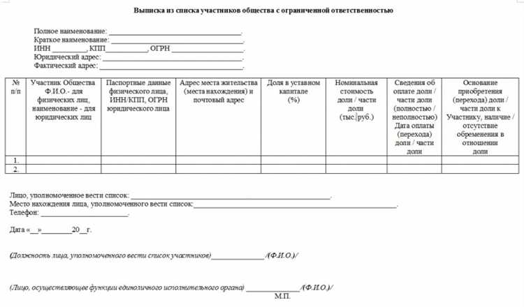Как получить выписку из реестра акционеров