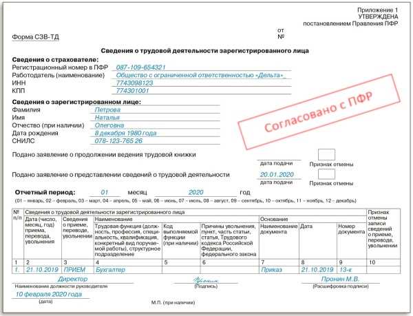 Код результата 30 в сзв тд как исправить