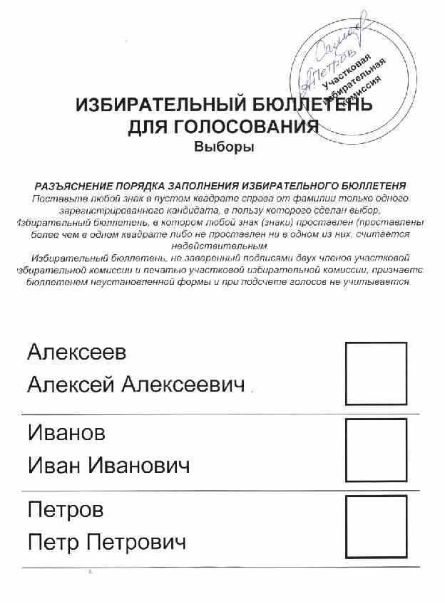 Порядок фиксации факта порчи бюллетеня комиссией