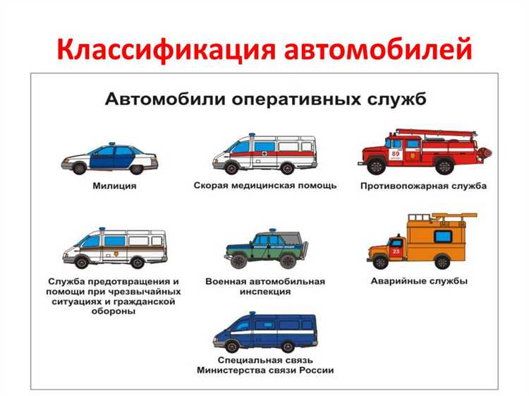 Какие бывают типы транспортного средства