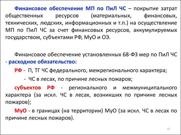 Порядок использования резервов при локальных и масштабных чрезвычайных ситуациях