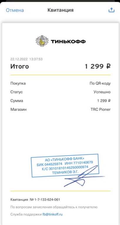 Нэсп без идентификации тинькофф что это