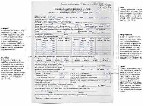 Что указывается в справке 2 ндфл
