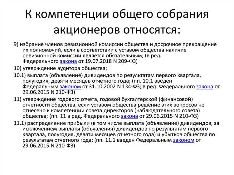 Какие решения принимаются по вопросам дивидендов и распределения прибыли?