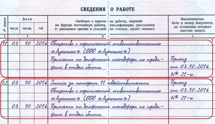 Как исправить неправильные записи о трудовом стаже
