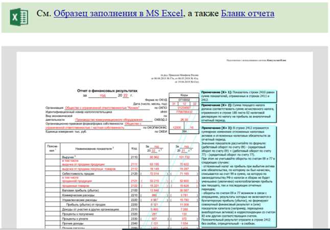 Отчет об изменении капитала за 2022 год как заполнить