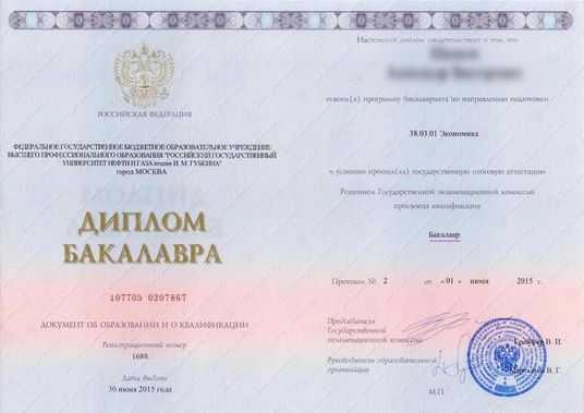 Какие данные включаются в диплом вместо специальности?