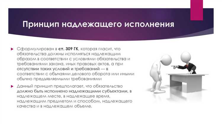 Как принцип надлежащего исполнения влияет на исполнение договоров