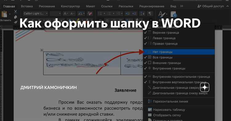 Различия в названии шапки для различных организаций